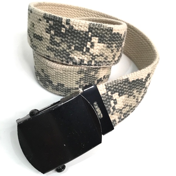 Unbranded 3-Color Digital Pattern Camouflage  Canvas Belt - Picture 1 of 5